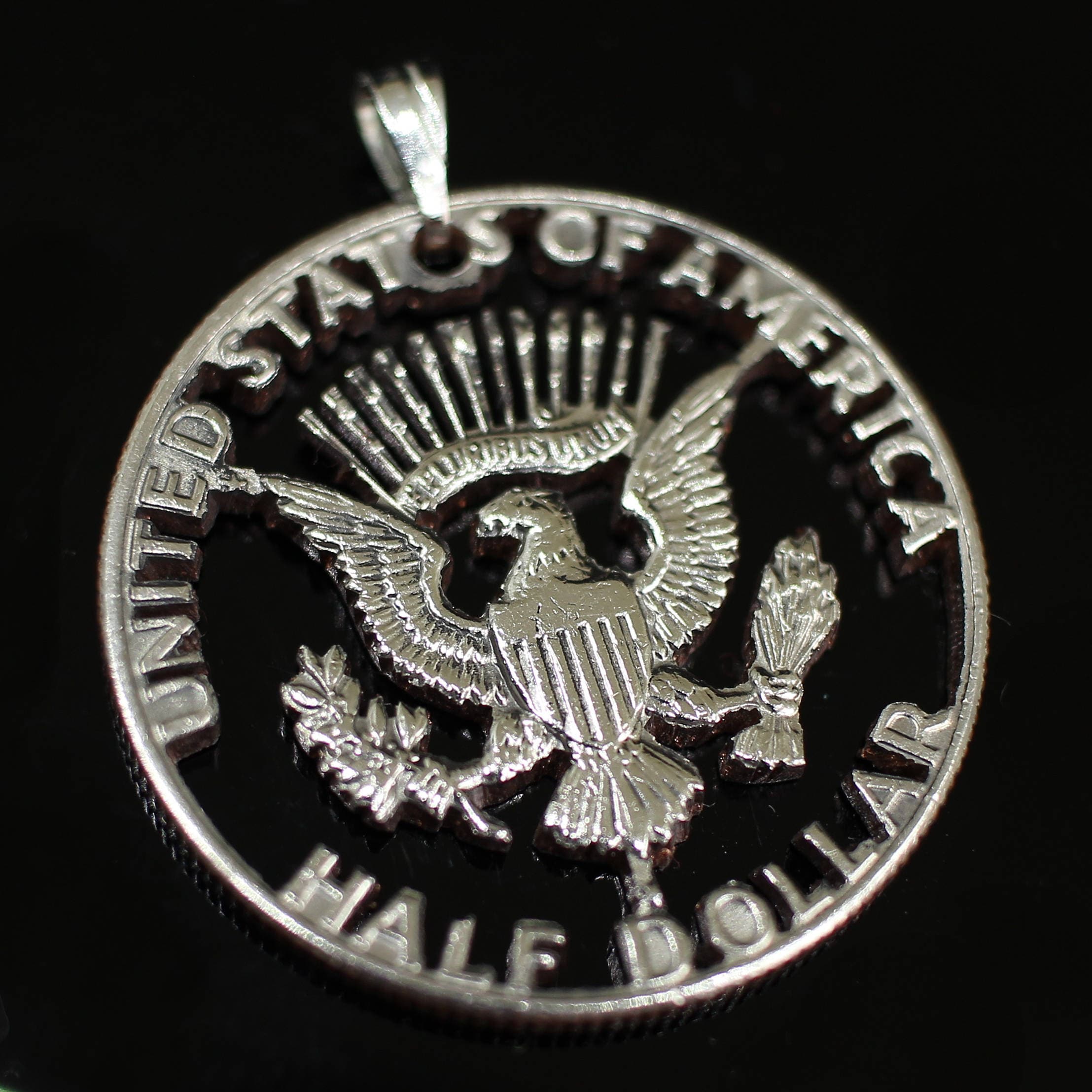 Details about   Hand cut coin United States Half Dollar Eagle 