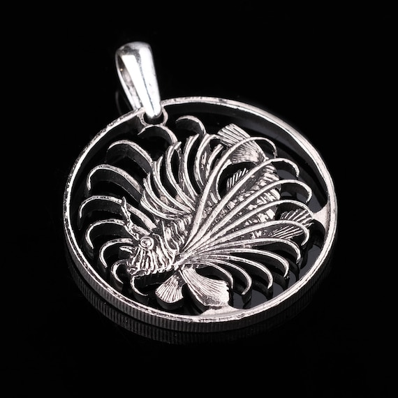 1968年シンガポール50セントライオンフィッシュフィッシュカットコイン