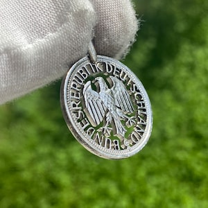 ☆ハンドメイド 海外コイン シルバー リング 第三帝国ドイツ2マルク