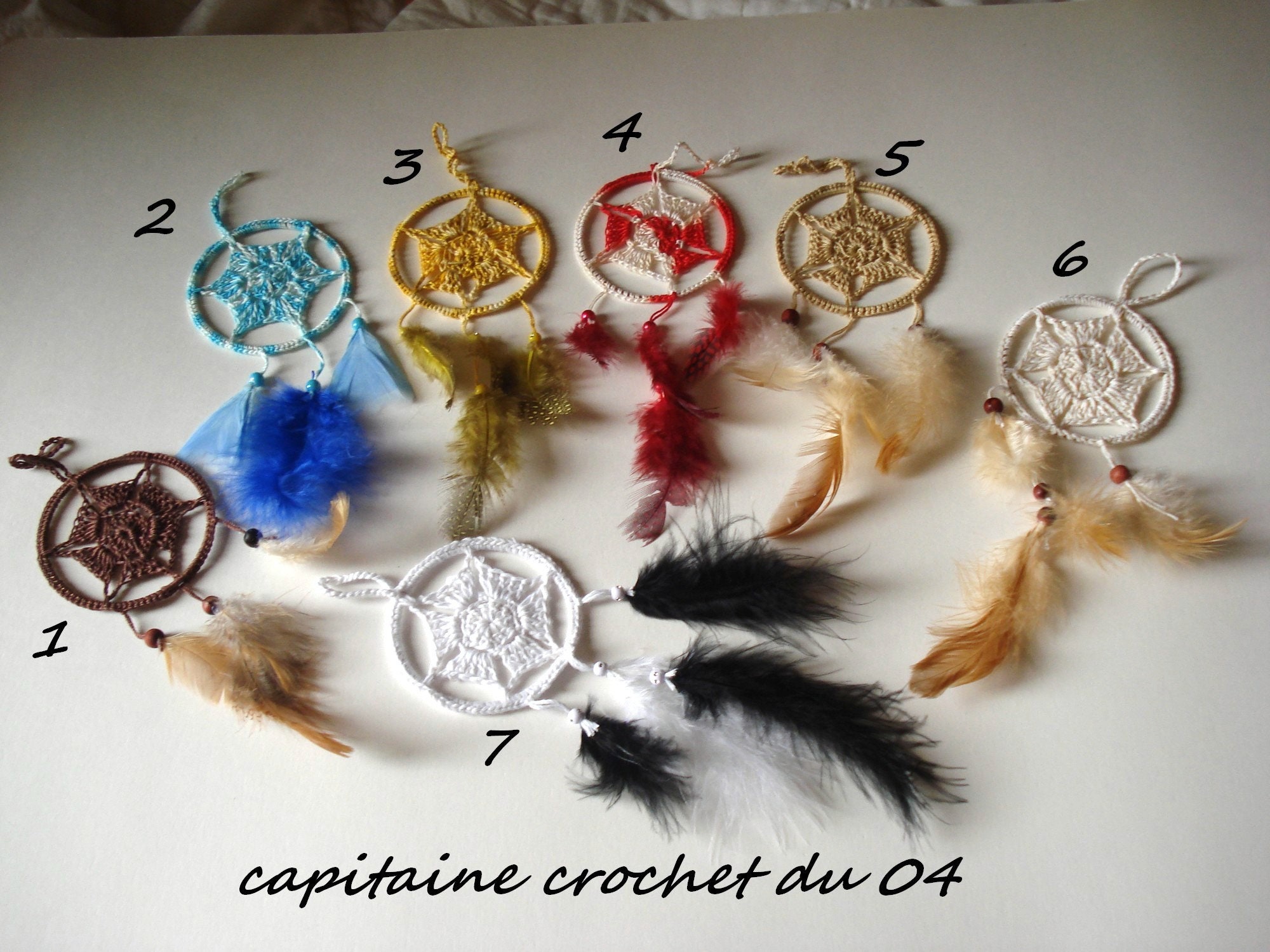 Dreamcatcher, Petits Attrapes Rêves, Décoration Chambre, Multicolores, Cadeau Bébé, Pour Rétroviseur