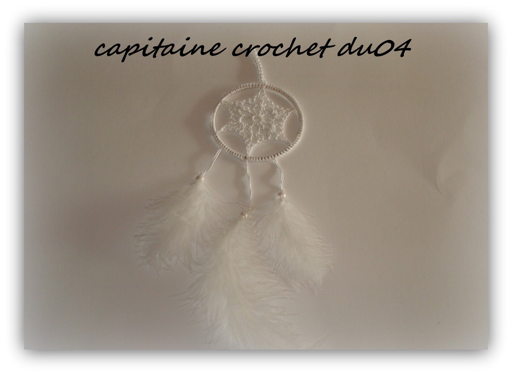 Dreamcatcher, Chambre, Petit Attrapes Rêves Blanc Au Crochet, Décoration Rétroviseur de Voiture, Orn
