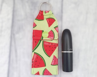 Summer Lip Balm Holder, Keyring Pouch, Cute Keyring, Holiday Accessories
