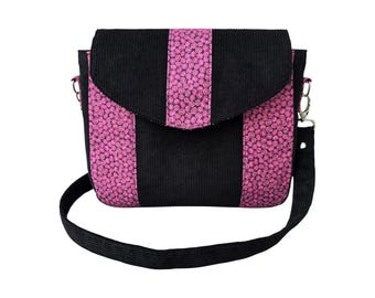 Pink Floral Crossbody Bag, Poppy Gifts, Birth Flower Gift
