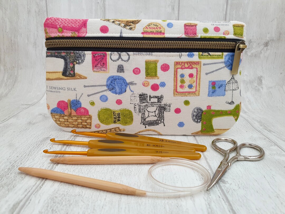Craft Storage Bag Sewing Accessory Bag Zipper Bag Sewing Etsy UK