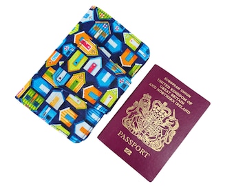 Fabric Passport Holder, Handmade Travel Wallet, Holiday Essentials