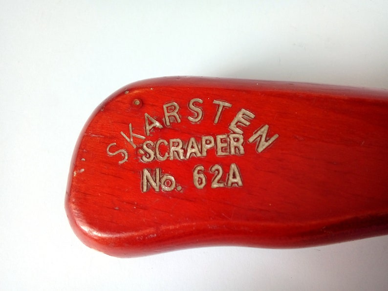 SKARSTEN scraper No 62A / Vintage Woodworking Hand toll Wooden Etsy