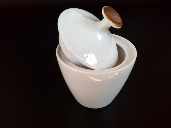 SELTMANN WEIDEN Porcelain Sugar Bowl  Mid Century Modern Sugar Pot  Retro Bavaria China Pot With Golden Lid  German China Bowl With Lid