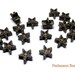 10 pearls star bronze 6x6mm