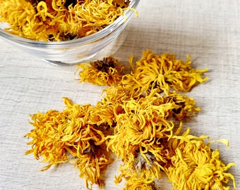 Chrysanthèmes japonais séchés jaune Bio 10g