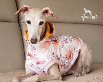 Spring blossom hoodie Vest long jumper Italian Greyhound clothing