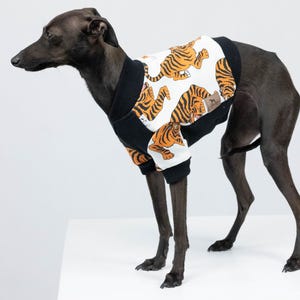 Tiger shirt with black