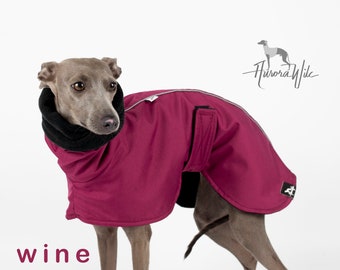 Dog Raincoat Wine color