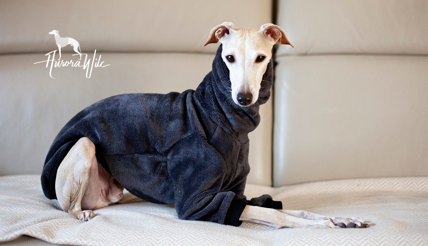 custom FURRY Vest long jumper Italian Greyhound clothing