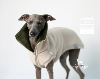 Chaleco largo con cremallera beige claro