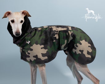 Custom olive camouflage coat