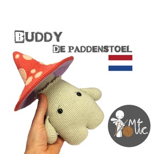 Crochet pattern Buddy the mushroom (2019) (NL)