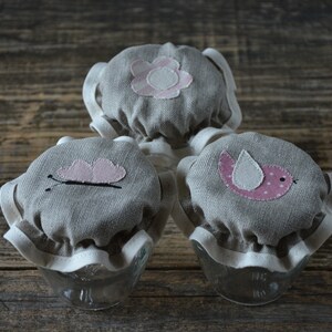 Bomboniere Coprivasetti decorati in stile shabby chic