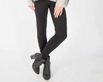 Ice Express High Waist Ponti Trouser - Black