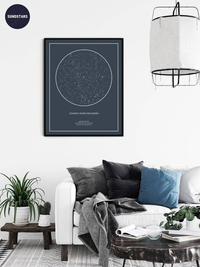On the Night You Were Born, Star Map DIGITAL, Personalized Baby Gifts ...
