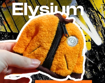 Disco Elysium Kim Kitsuragi Mini Bomberjacke Reißverschluss Geldbörse