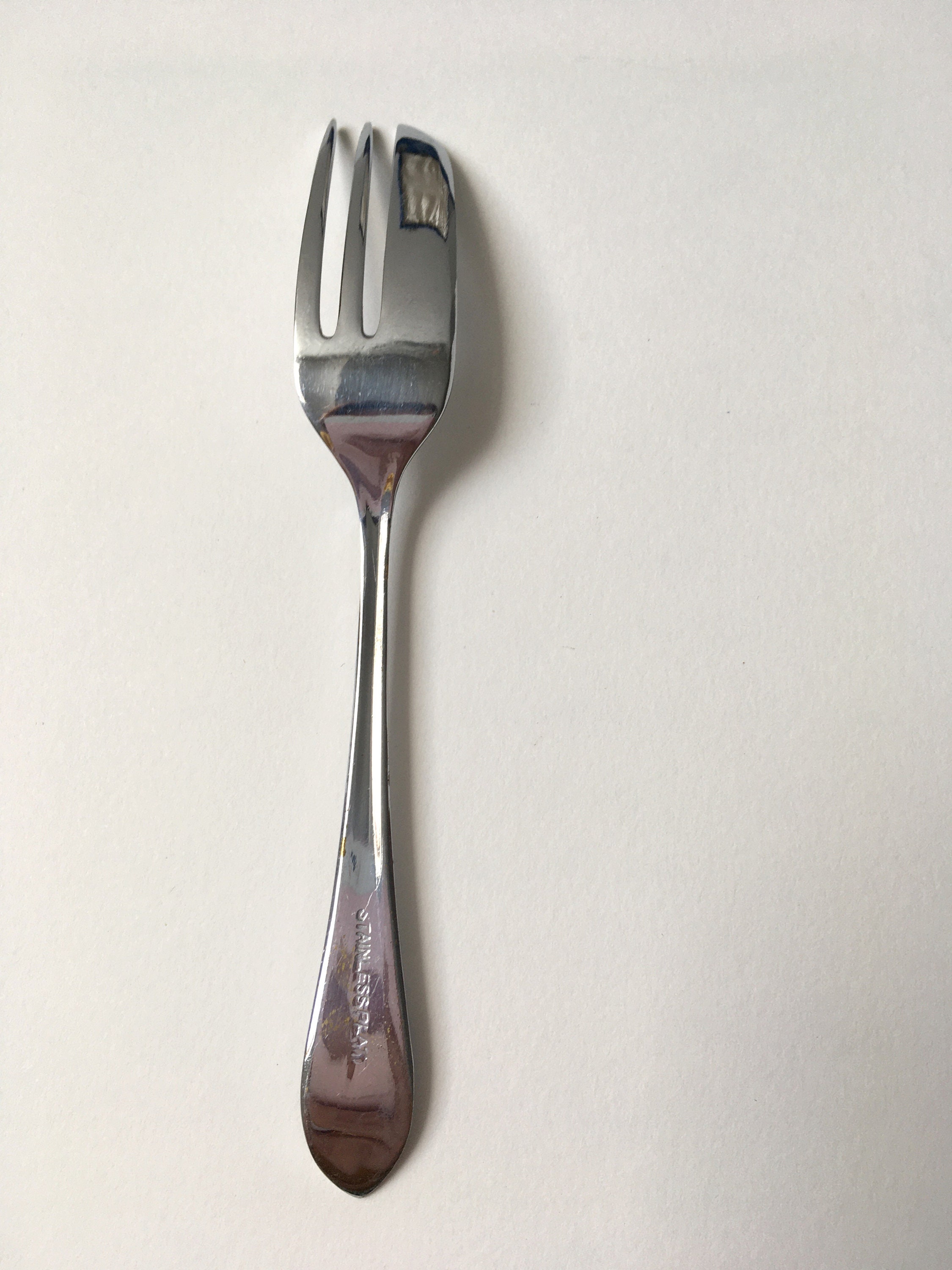 Set of vintage pastry forks vintage 80s steel forks. Pastry Etsy