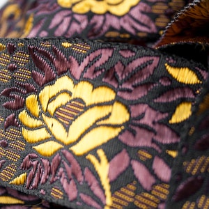 Ruban tissé indien fleuri de couleur multicolore, 5 cm x 50 cm, fourniture de couture et mercerie image 7