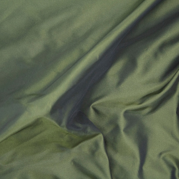 Tissus taffetas de couleurs vert, vert irisé cuivré, bleu et rose, Laize 140 cm x 50 cm