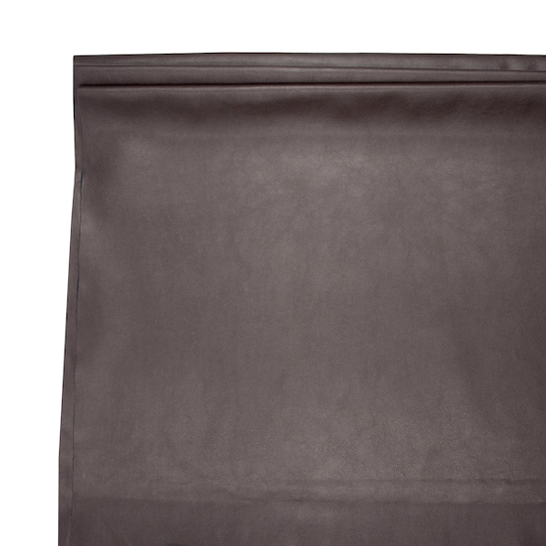 Tissu simili cuir, Skaï Marron, doublure noir, Laize 140 cm x 50 cm, tissu et mercerie