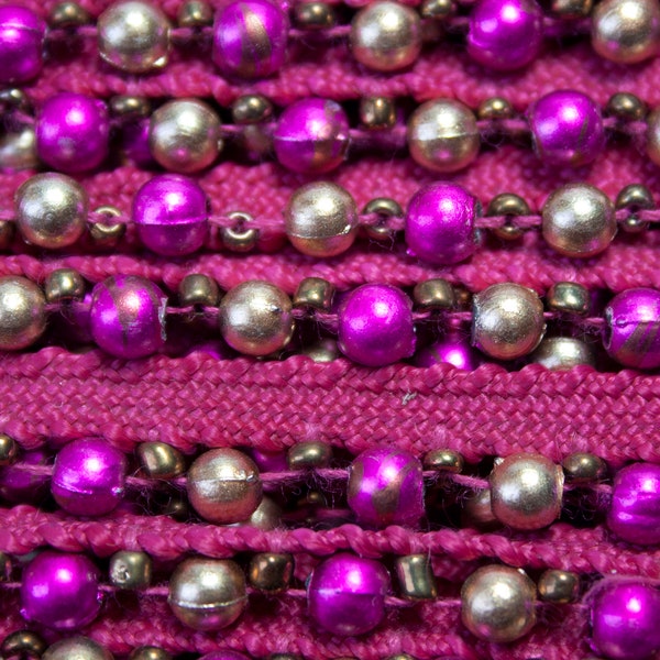 C Beaded Fuchsia 1039