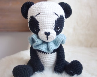 Crochet pattern: Yumi the panda / Crochet pattern Amigurumi in French (PDF File)