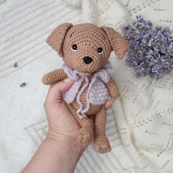 Bobine mon petit chiot : patron au crochet amigurumi en Français (PDF File)