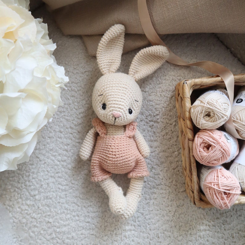 Cotton my little rabbit: amigurumi crochet pattern French/English/Espanol/Deutsch PDF File image 6