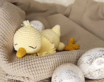 Amigurumi crochet pattern: Piou, the little chick - Tutorial digital download (PDF) Français/English/Deutsch