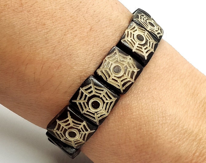 Yak Bone Spider Bracelet