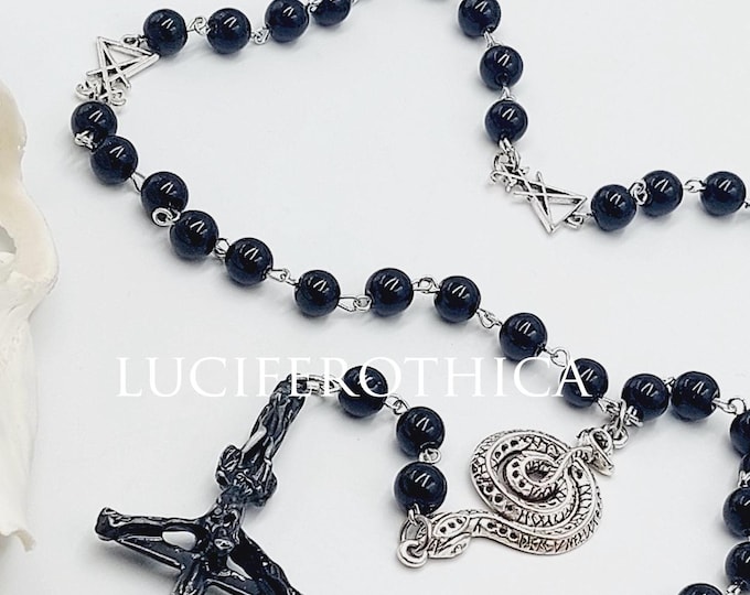 Inverted Crucifix Rosary