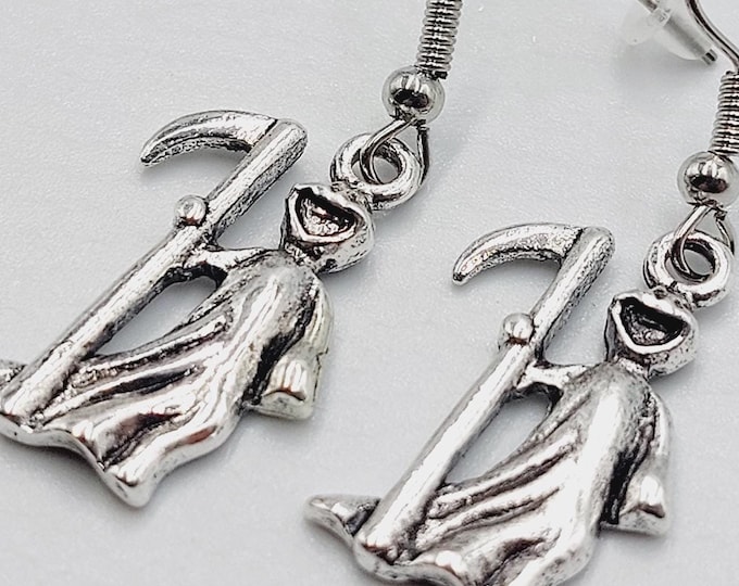 Grim Reaper Mini Earrings
