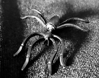 Black Spider Earring