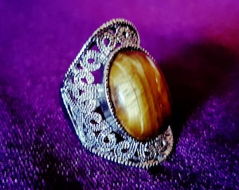 Tiger Eye Ring