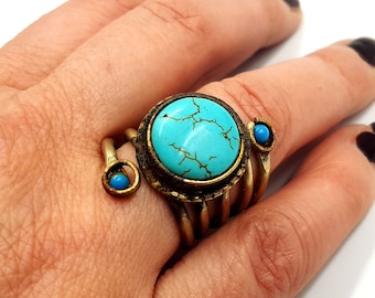 Vintage Antique Turquoise Ring