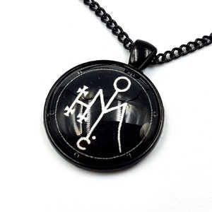 Sigil of Moloch Pendant- molech necklace solomon lucifer left hand path magick horned bull god dionysus altar devotional ritual spell gift