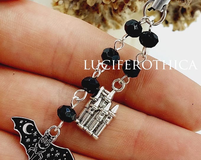 Castle Dracula Phone Charm