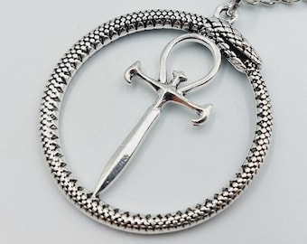 Vampire Ankh Ouroboros Pendant (2styles)