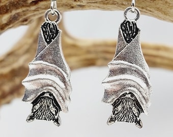 Sleeping Bat Earrings (2 Styles)