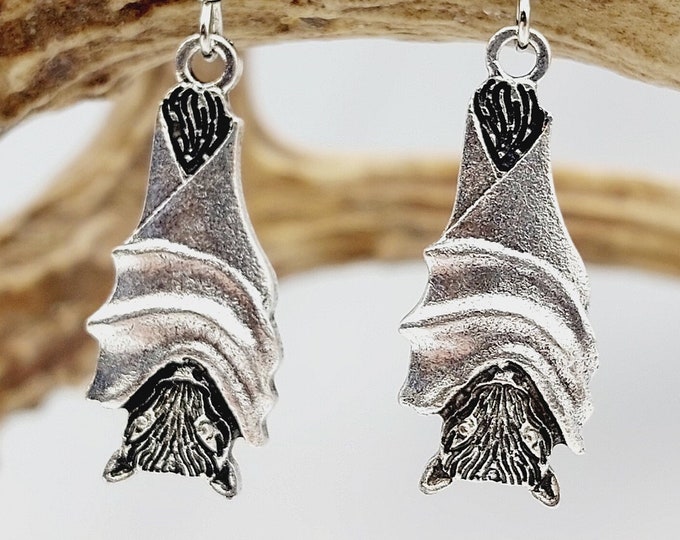 Sleeping Bat Earrings (2 Styles)