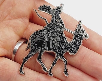 King Paimon Pin (Luciferothica Branded Edition based on Collin de Plancy's Dictionnaire Infernal, 1863 edition)