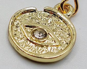 Eye Amulet Earrings (18K Gold Plated)