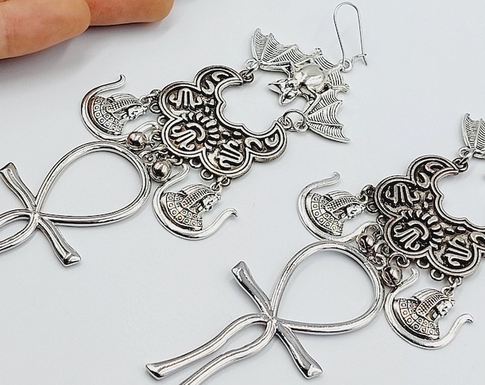 Royal Lemurian Priest Earrings