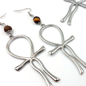Lemurian Ankh Earrings (2styles) - egyptian ankh lemurian ankh pleiadian 7 sisters starseed BlueRay Indigo Lyrans SiriusB Arcturian
