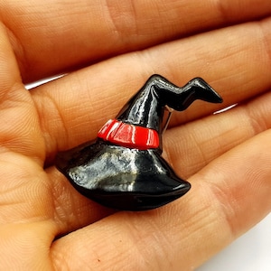 Witch Hat Lapel Pin - occult dark hecate witch wicca wiccan inverted cross pin studs witch pin wizzard hat pin salem gift present witchy