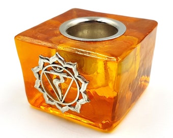 Solar Plexus Chakra Manipura Candle Holder